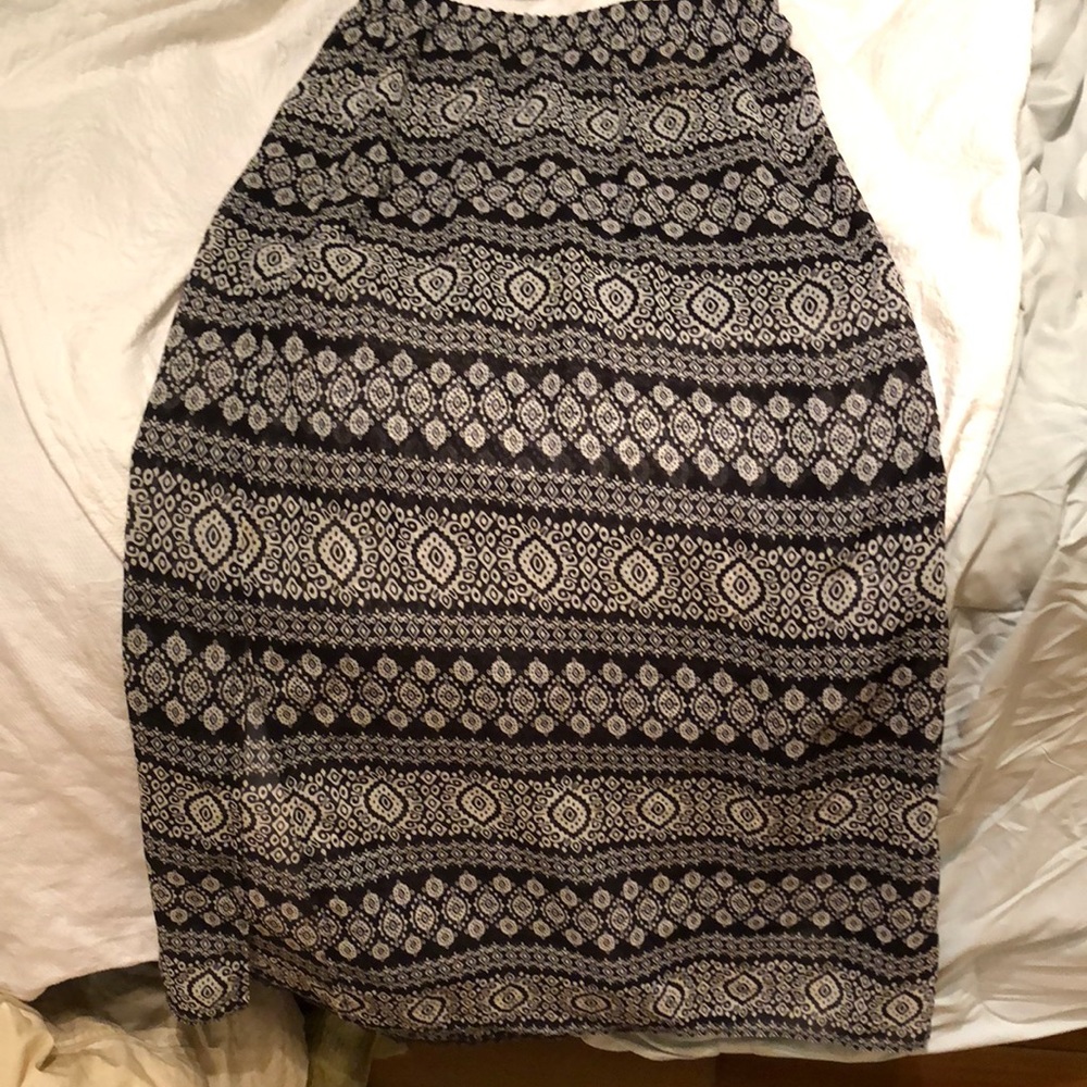 Mandala printed maxi skirt